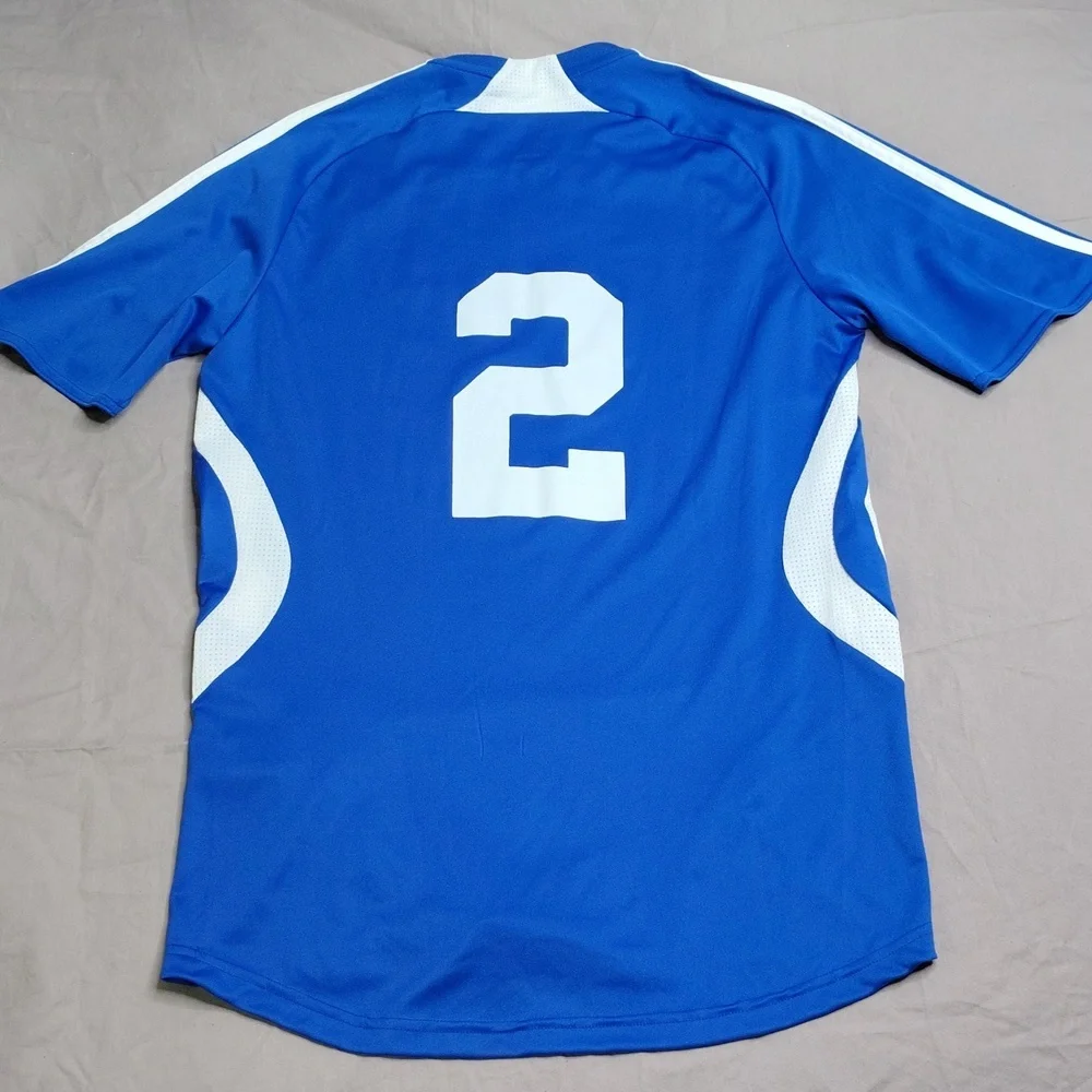 Adidas‎ Soccer Jersey Size Small Blue White Sports Football Lakeland Rush Tier 3